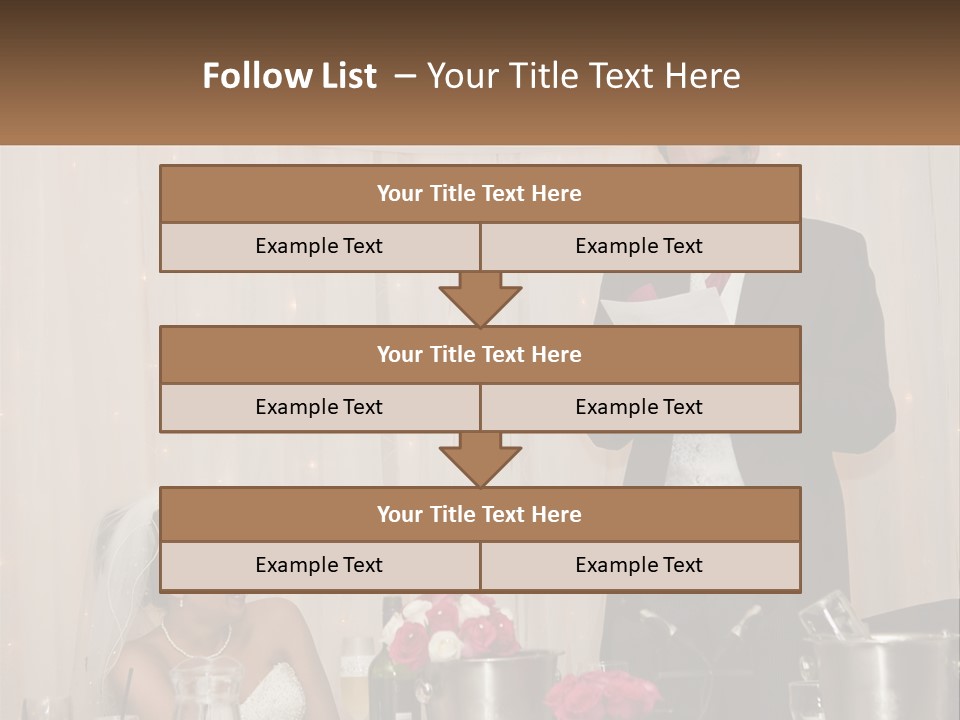 A Man In A Tuxedo Reading A Piece Of Paper PowerPoint Template