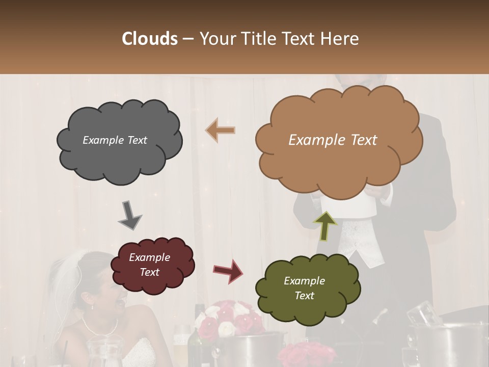 A Man In A Tuxedo Reading A Piece Of Paper PowerPoint Template