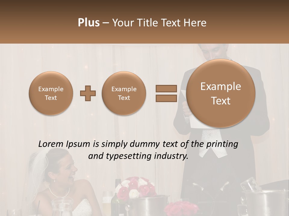 A Man In A Tuxedo Reading A Piece Of Paper PowerPoint Template