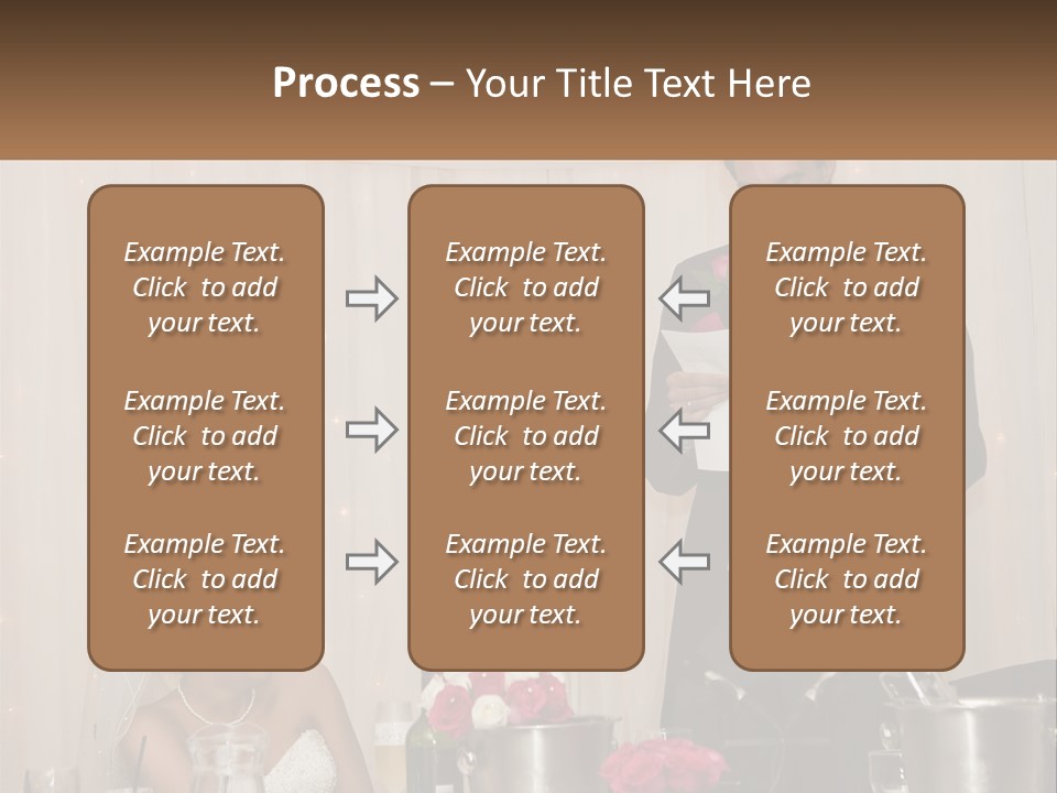 A Man In A Tuxedo Reading A Piece Of Paper PowerPoint Template