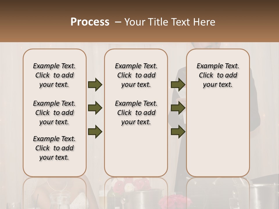 A Man In A Tuxedo Reading A Piece Of Paper PowerPoint Template