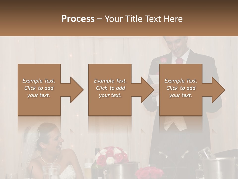 A Man In A Tuxedo Reading A Piece Of Paper PowerPoint Template