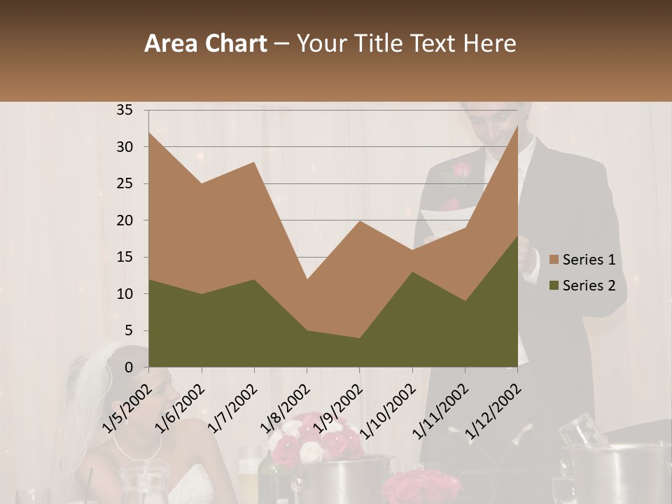 A Man In A Tuxedo Reading A Piece Of Paper PowerPoint Template