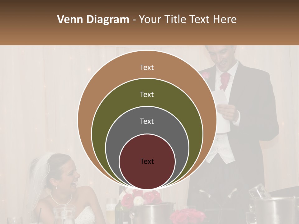 A Man In A Tuxedo Reading A Piece Of Paper PowerPoint Template