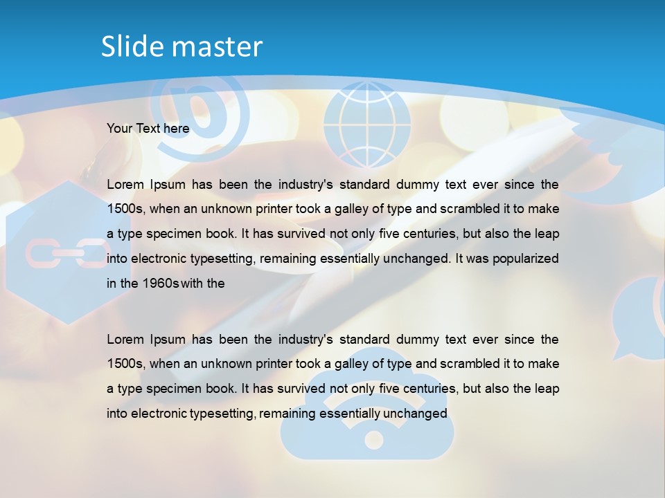 A Person Using A Cell Phone With Social Icons Coming Out Of It PowerPoint Template