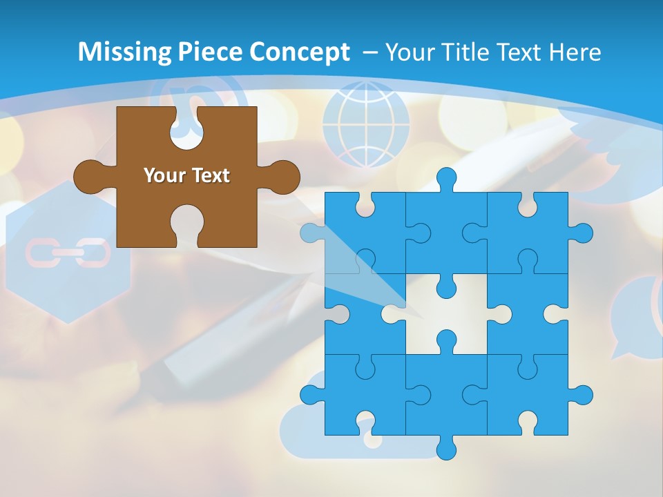 A Person Using A Cell Phone With Social Icons Coming Out Of It PowerPoint Template