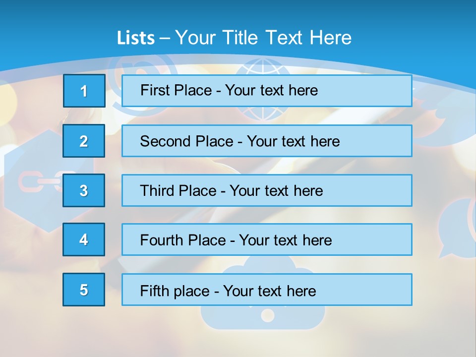 A Person Using A Cell Phone With Social Icons Coming Out Of It PowerPoint Template