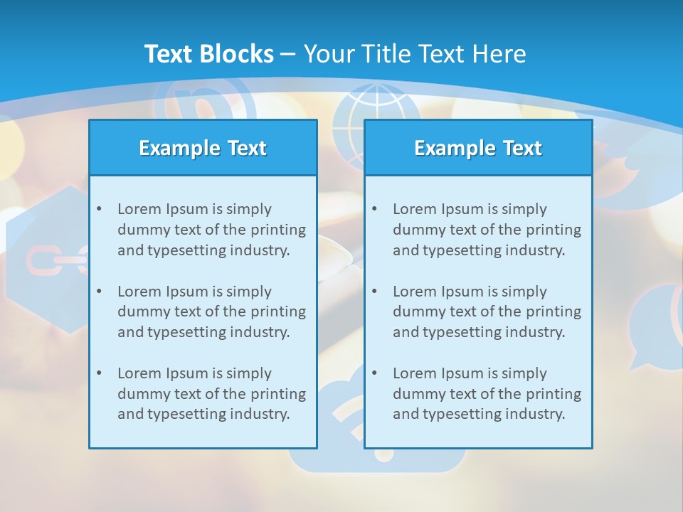 A Person Using A Cell Phone With Social Icons Coming Out Of It PowerPoint Template