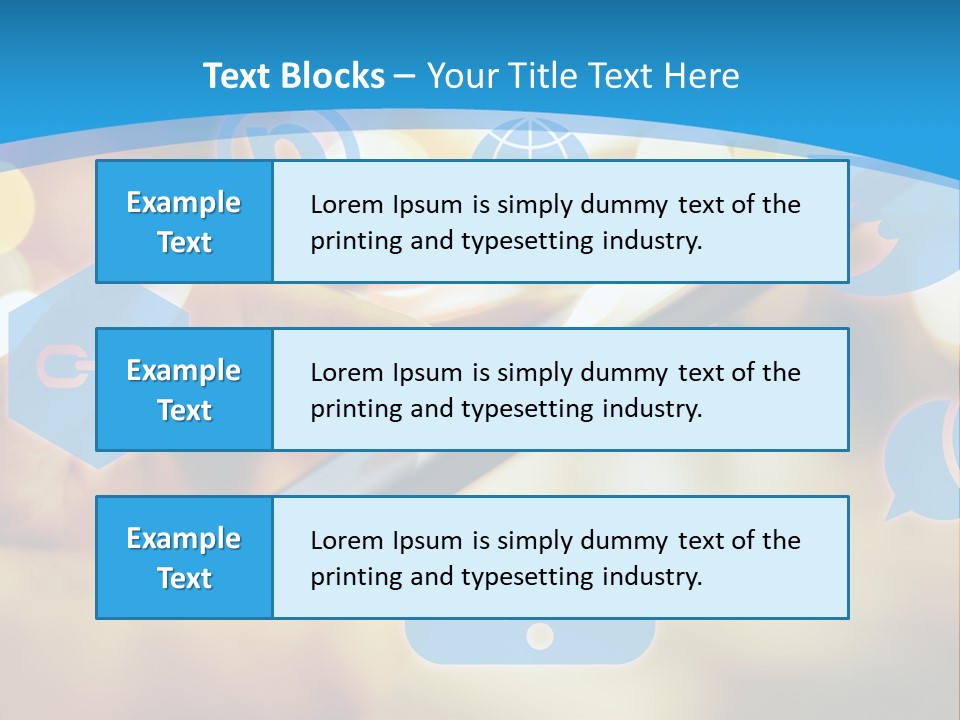A Person Using A Cell Phone With Social Icons Coming Out Of It PowerPoint Template