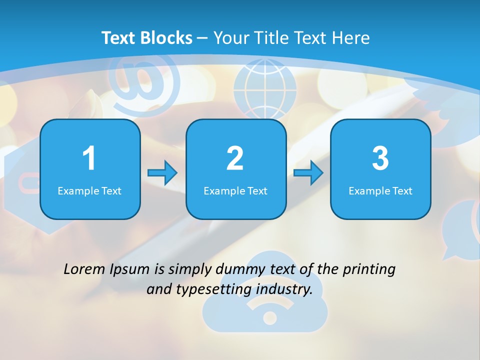 A Person Using A Cell Phone With Social Icons Coming Out Of It PowerPoint Template