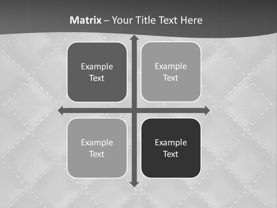 A Black And White Background With A Diamond Pattern PowerPoint Template