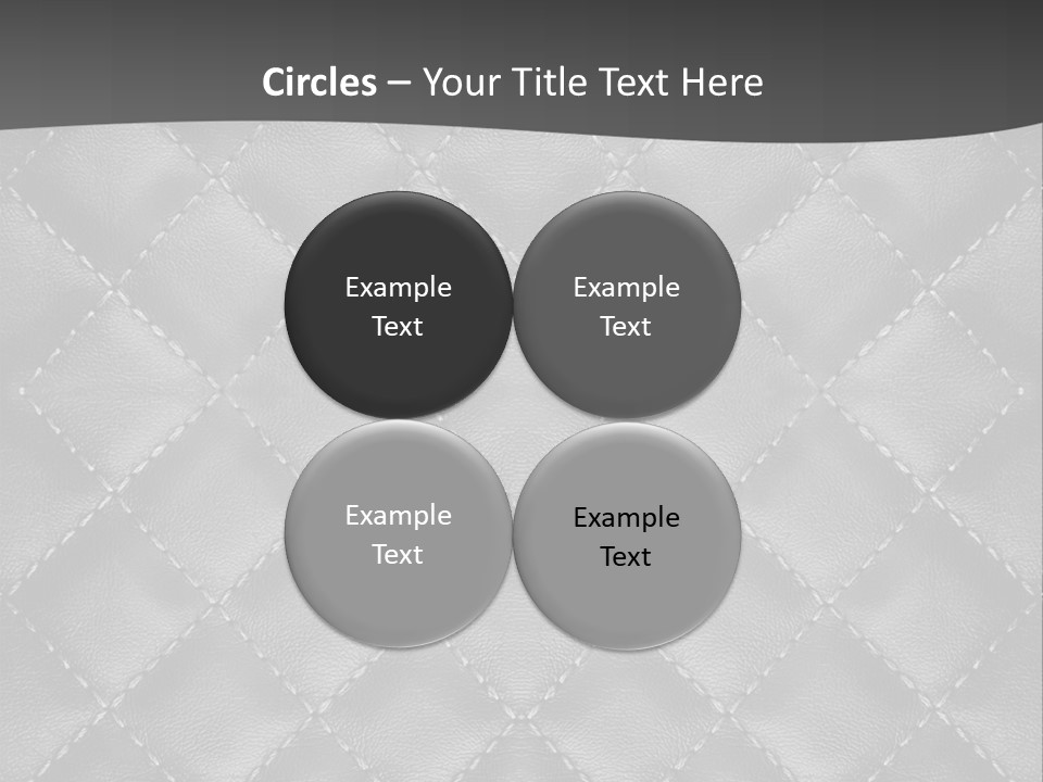 A Black And White Background With A Diamond Pattern PowerPoint Template