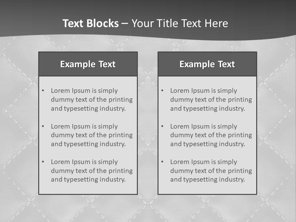 A Black And White Background With A Diamond Pattern PowerPoint Template