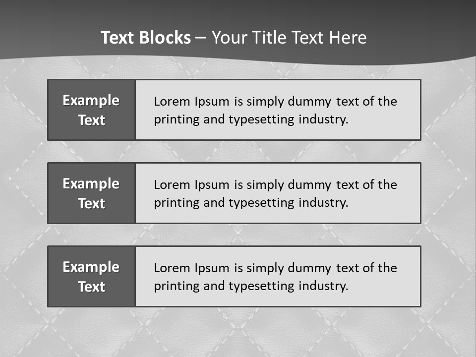 A Black And White Background With A Diamond Pattern PowerPoint Template