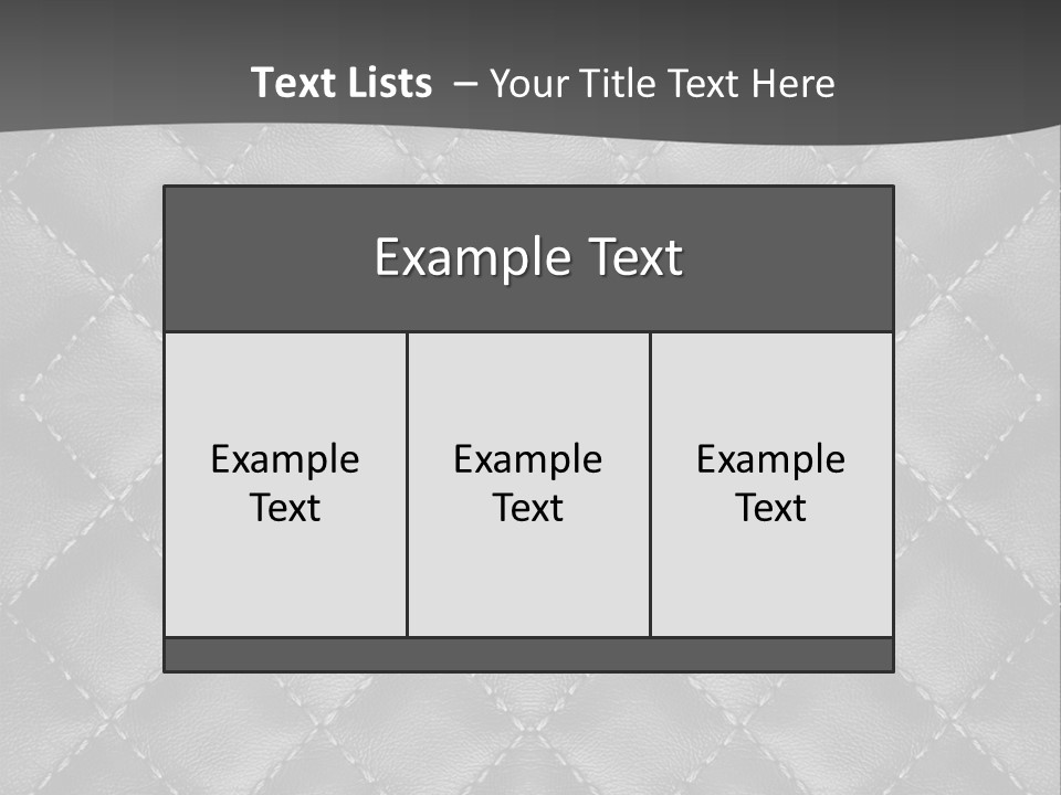 A Black And White Background With A Diamond Pattern PowerPoint Template