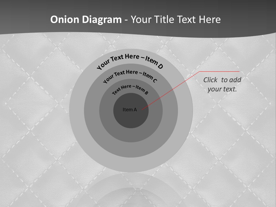 A Black And White Background With A Diamond Pattern PowerPoint Template