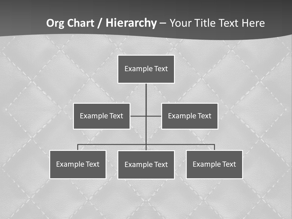 A Black And White Background With A Diamond Pattern PowerPoint Template