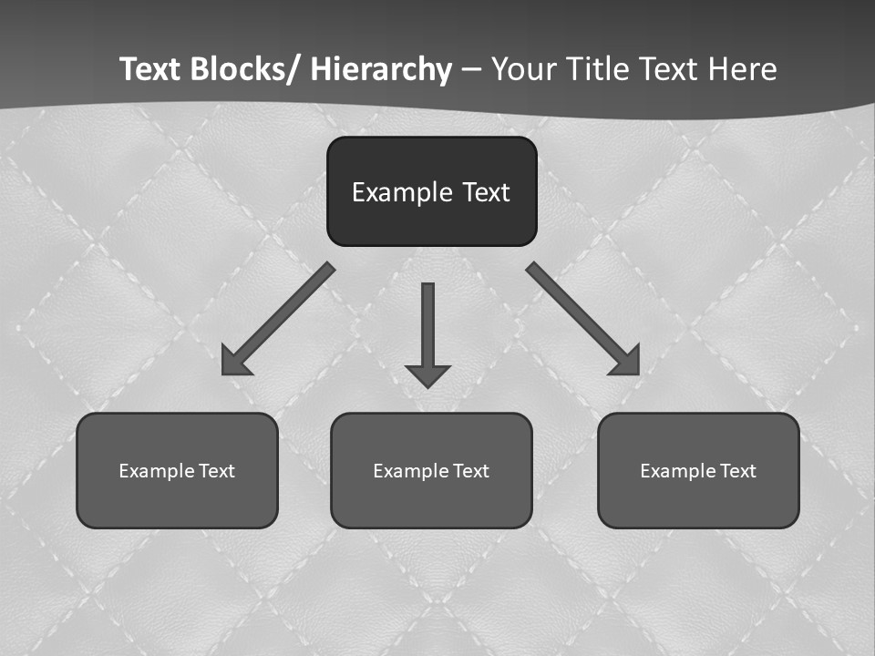 A Black And White Background With A Diamond Pattern PowerPoint Template