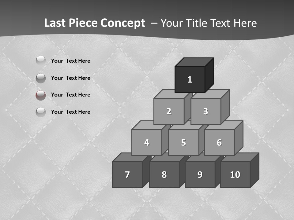 A Black And White Background With A Diamond Pattern PowerPoint Template