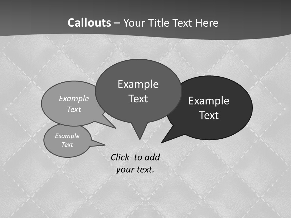 A Black And White Background With A Diamond Pattern PowerPoint Template