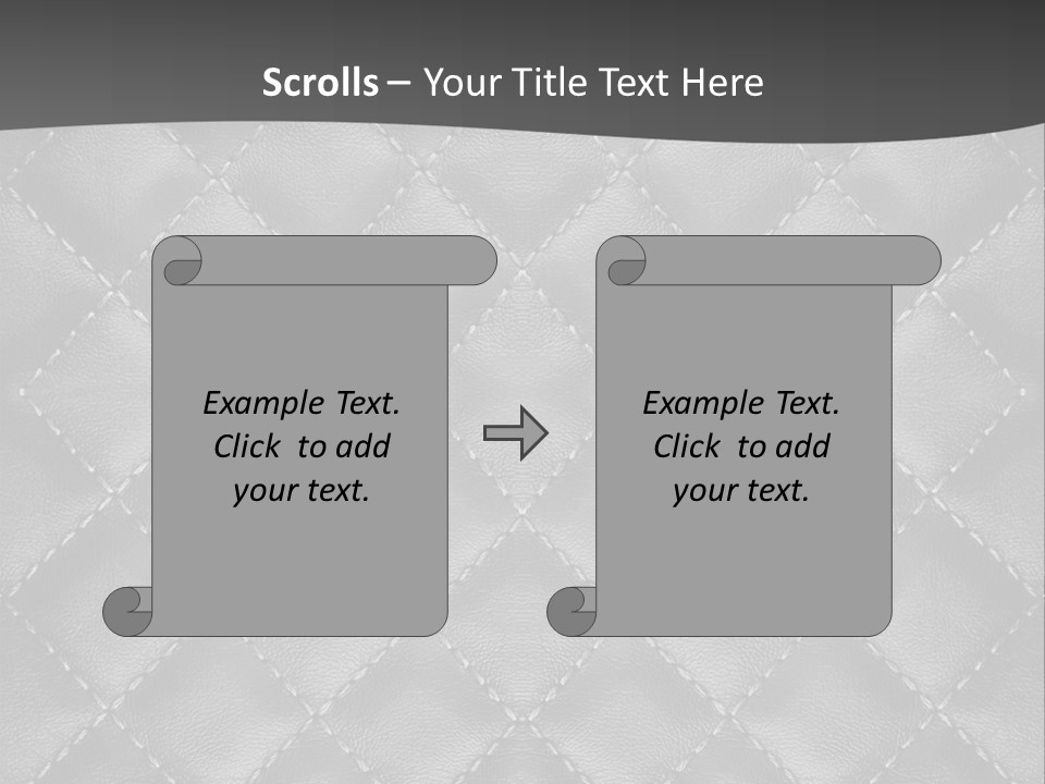 A Black And White Background With A Diamond Pattern PowerPoint Template