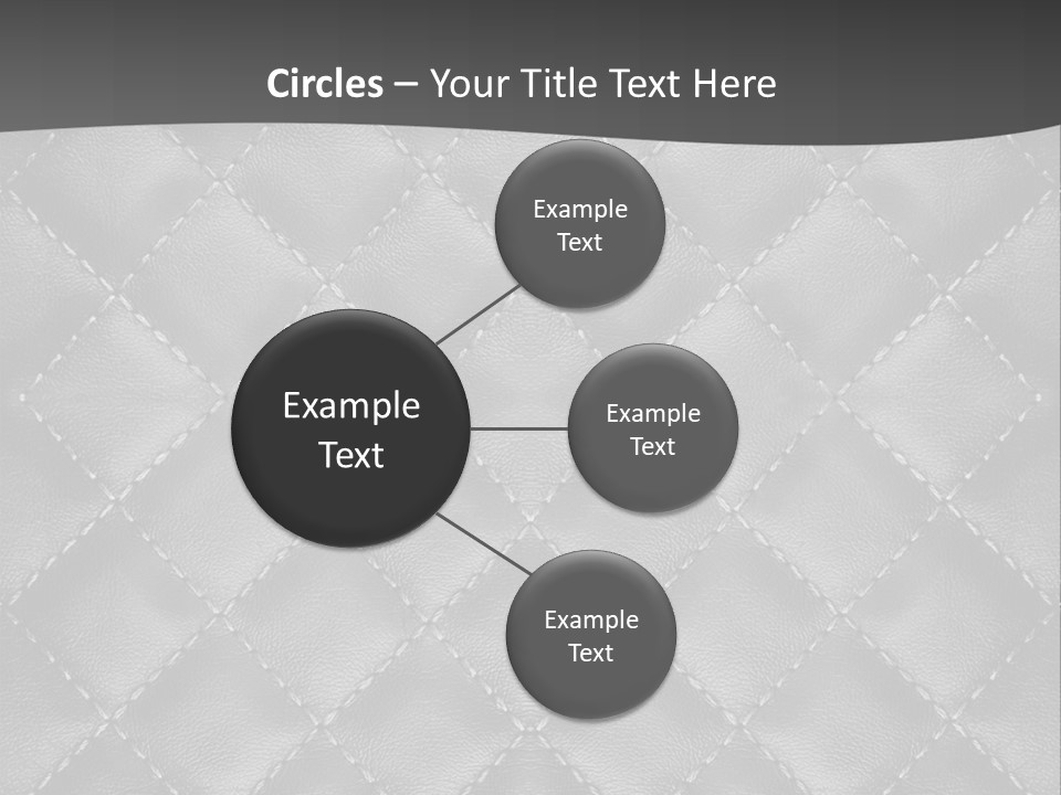 A Black And White Background With A Diamond Pattern PowerPoint Template