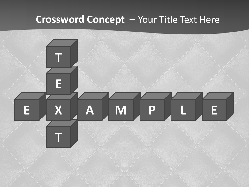 A Black And White Background With A Diamond Pattern PowerPoint Template