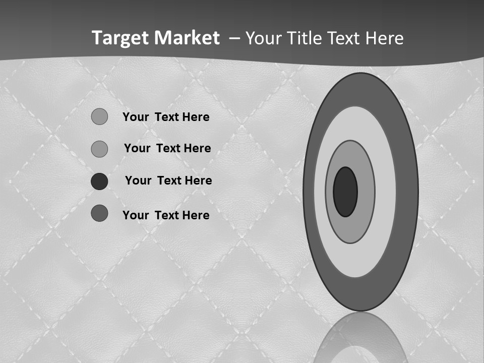 A Black And White Background With A Diamond Pattern PowerPoint Template