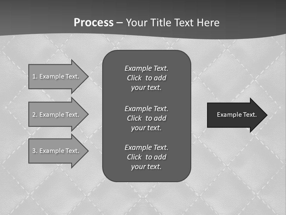 A Black And White Background With A Diamond Pattern PowerPoint Template