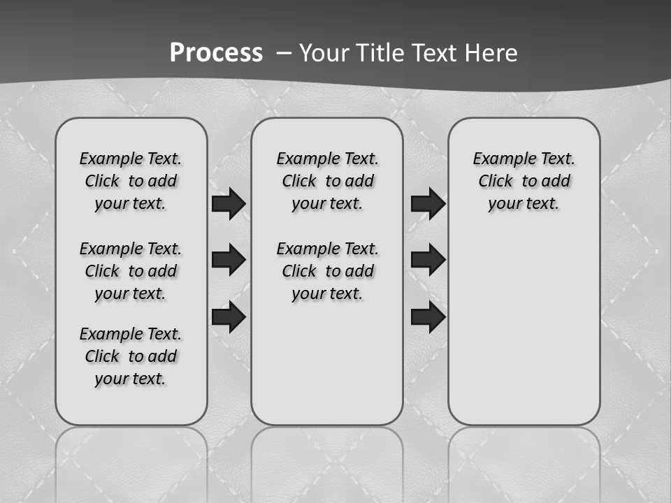 A Black And White Background With A Diamond Pattern PowerPoint Template