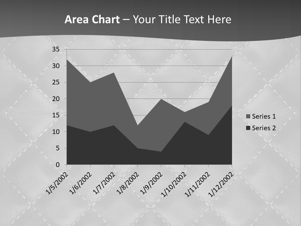 A Black And White Background With A Diamond Pattern PowerPoint Template