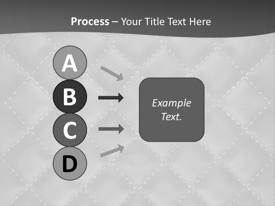 A Black And White Background With A Diamond Pattern PowerPoint Template