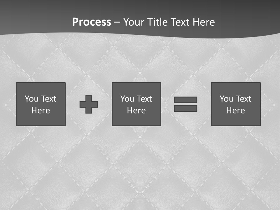 A Black And White Background With A Diamond Pattern PowerPoint Template