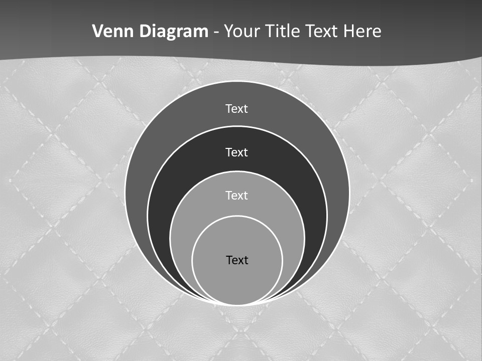 A Black And White Background With A Diamond Pattern PowerPoint Template