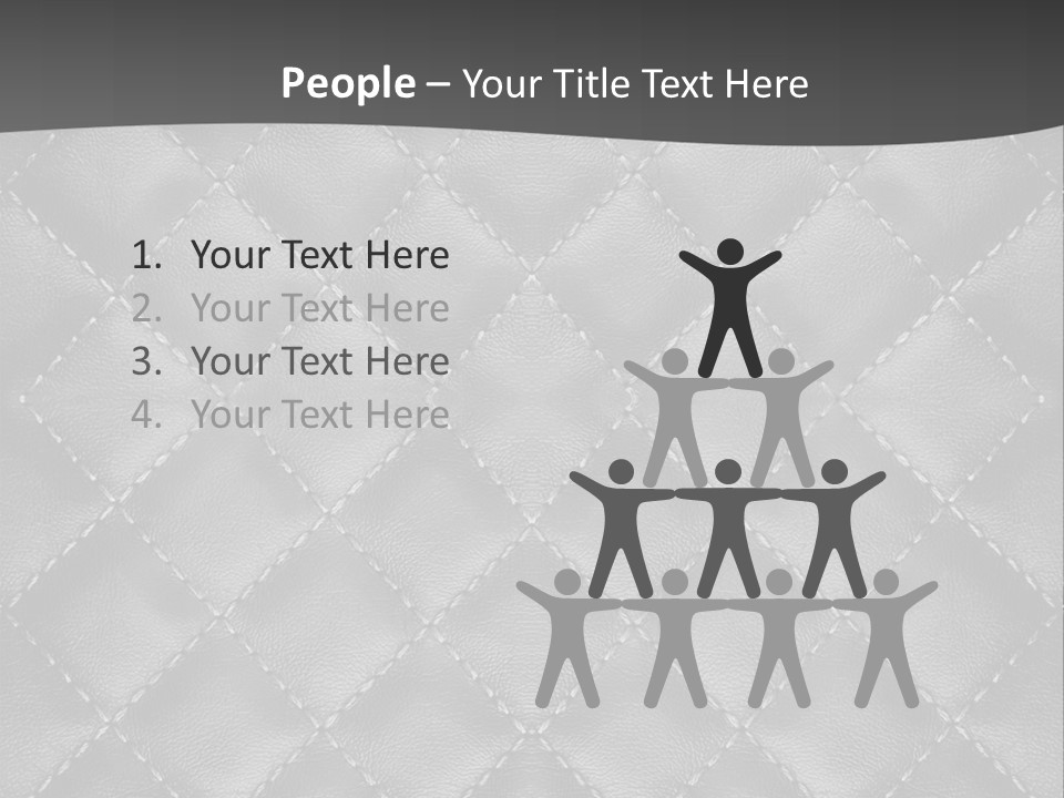 A Black And White Background With A Diamond Pattern PowerPoint Template