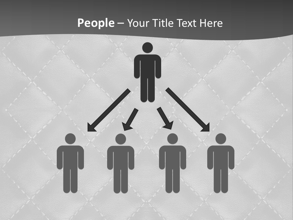 A Black And White Background With A Diamond Pattern PowerPoint Template