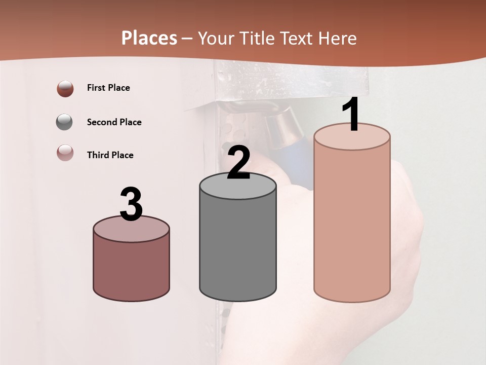 A Person Painting A Wall With A Paint Roller PowerPoint Template