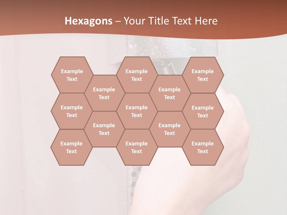 A Person Painting A Wall With A Paint Roller PowerPoint Template