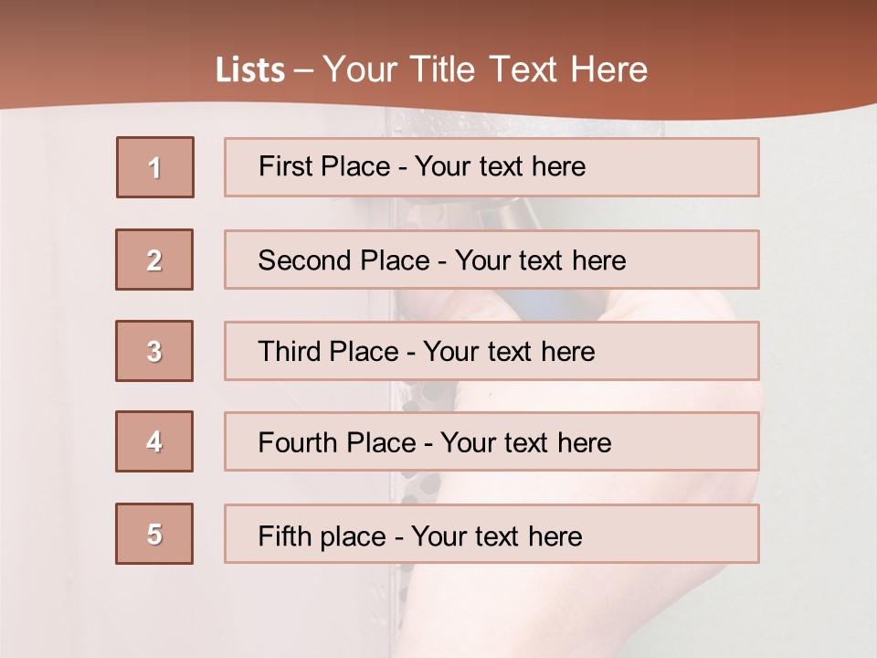 A Person Painting A Wall With A Paint Roller PowerPoint Template