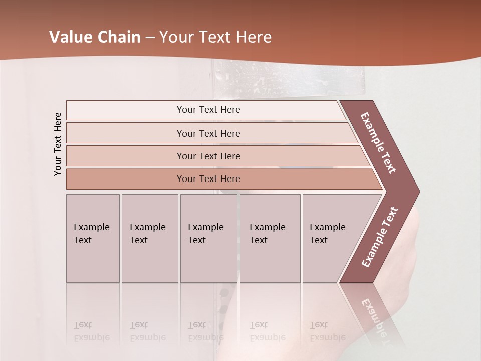 A Person Painting A Wall With A Paint Roller PowerPoint Template