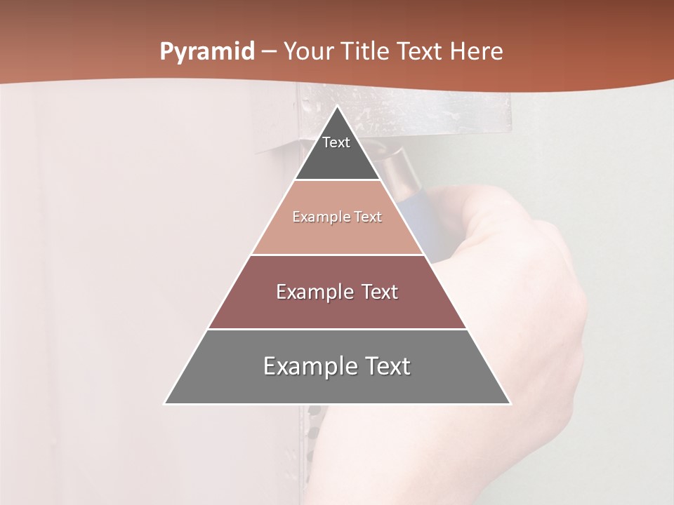 A Person Painting A Wall With A Paint Roller PowerPoint Template