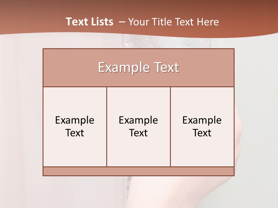 A Person Painting A Wall With A Paint Roller PowerPoint Template