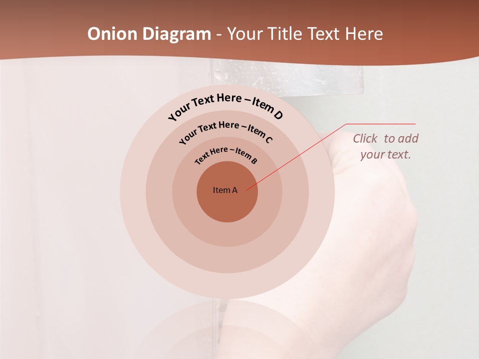 A Person Painting A Wall With A Paint Roller PowerPoint Template