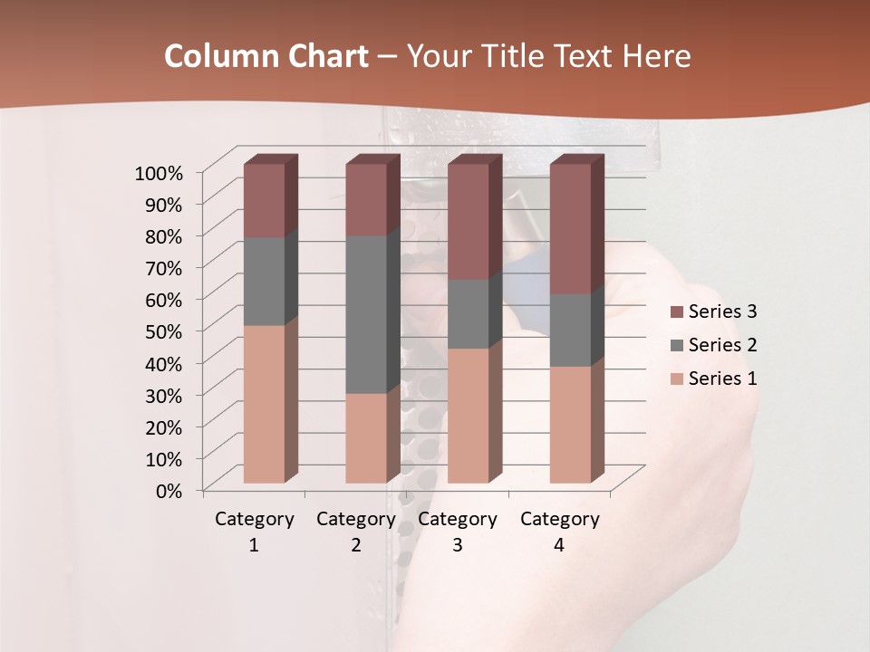 A Person Painting A Wall With A Paint Roller PowerPoint Template