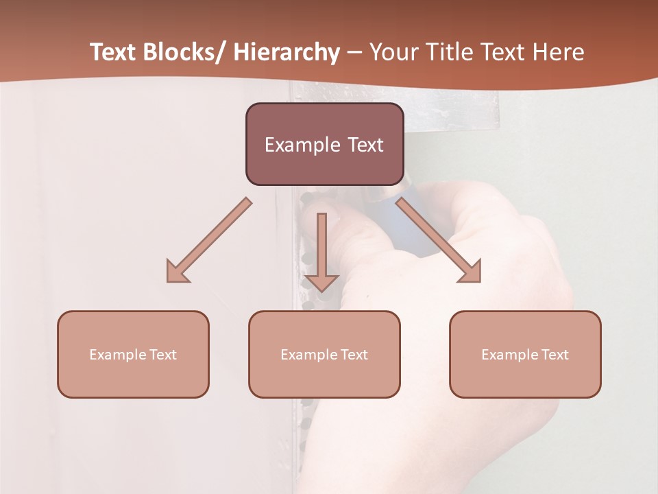 A Person Painting A Wall With A Paint Roller PowerPoint Template