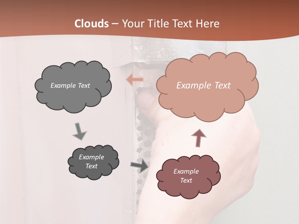A Person Painting A Wall With A Paint Roller PowerPoint Template