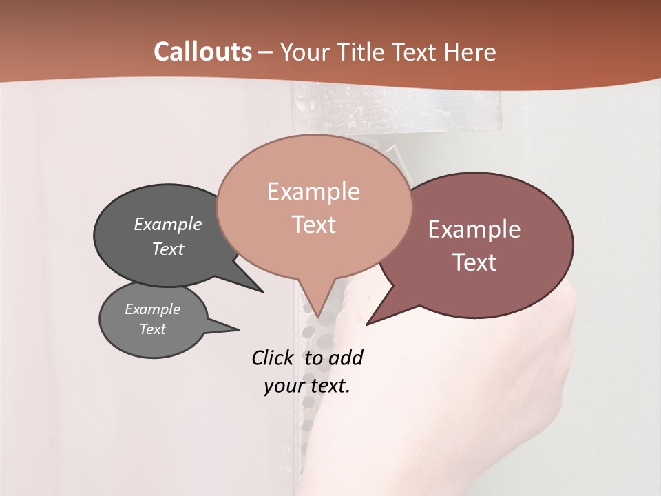 A Person Painting A Wall With A Paint Roller PowerPoint Template