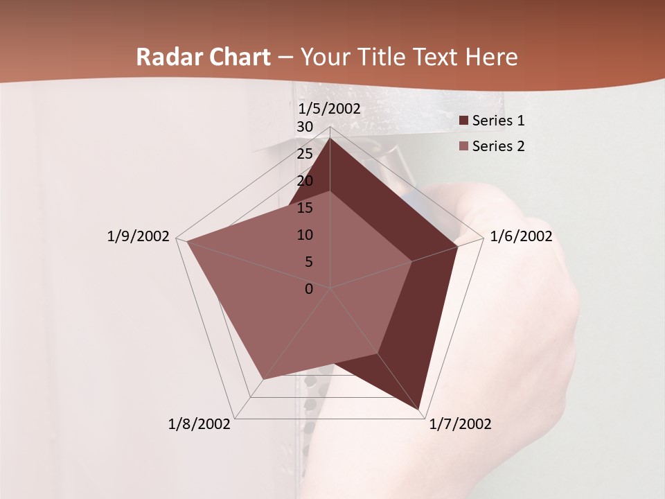 A Person Painting A Wall With A Paint Roller PowerPoint Template
