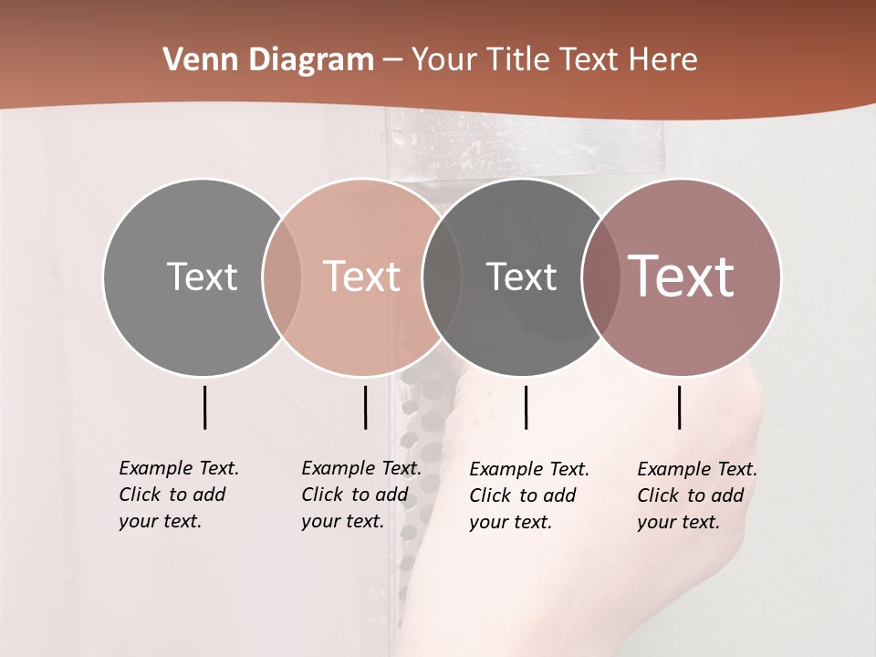 A Person Painting A Wall With A Paint Roller PowerPoint Template