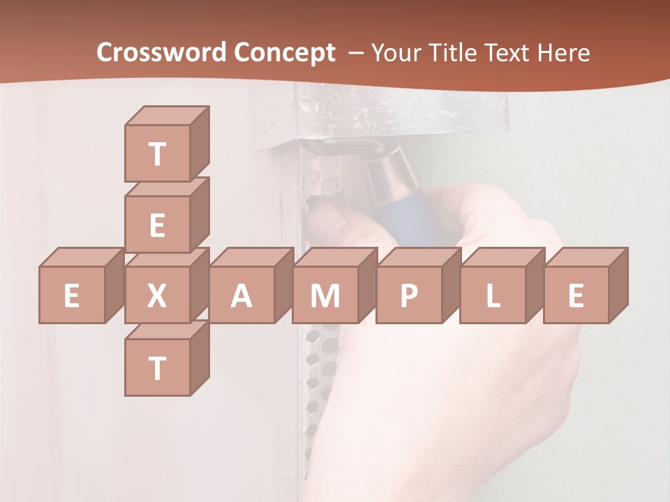 A Person Painting A Wall With A Paint Roller PowerPoint Template